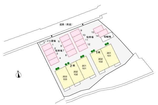 駐車場 パルガーデン　１
