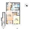 クレアⅢ 1LDKの間取り