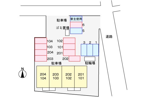 駐車場 コーポ樹