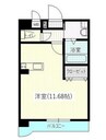 なかよしマンション塩上 1Rの間取り