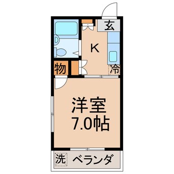 間取図 宮脇第１１マンション