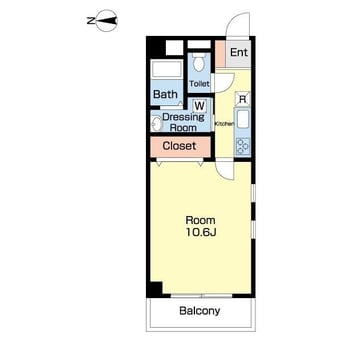 間取図 フィネス常磐
