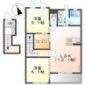 ソラール 2LDKの間取り