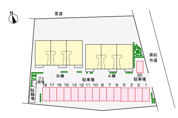 駐車場 ブライトサンライズ　Ａ