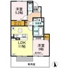コンフォーティア 2LDKの間取り