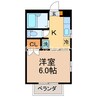 リッチモンド香西 1Kの間取り