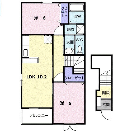 間取り図 アンダンテＡ