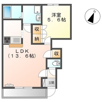 間取図 カリーノ桜井Ⅰ