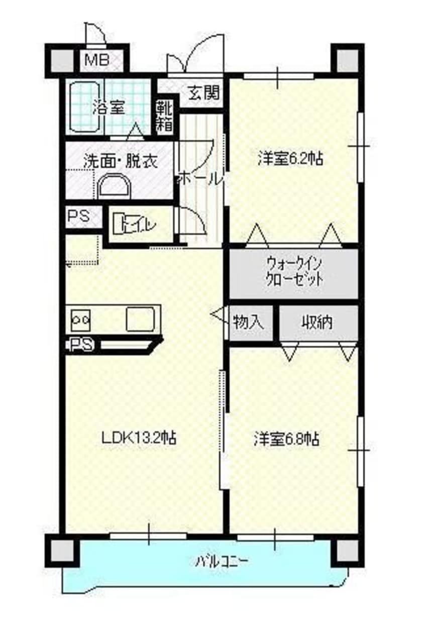 間取図 ハッピーフライト