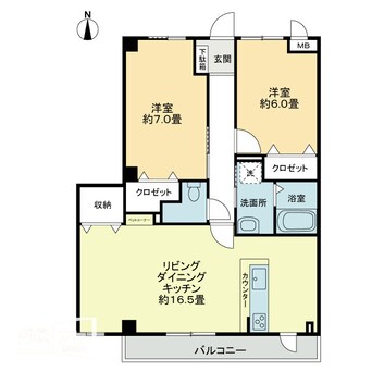 間取図 カサデル フェレオ