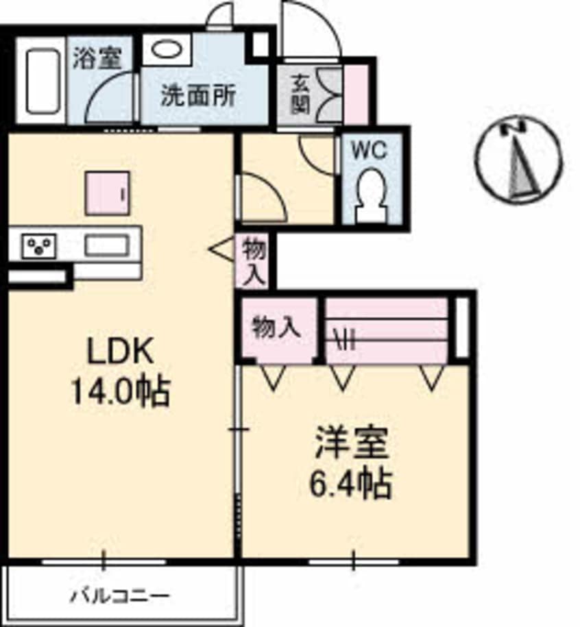 間取図 リーブル橘