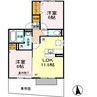 アウローラ 2LDKの間取り