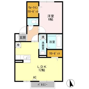 間取図 グランフェルティ B棟