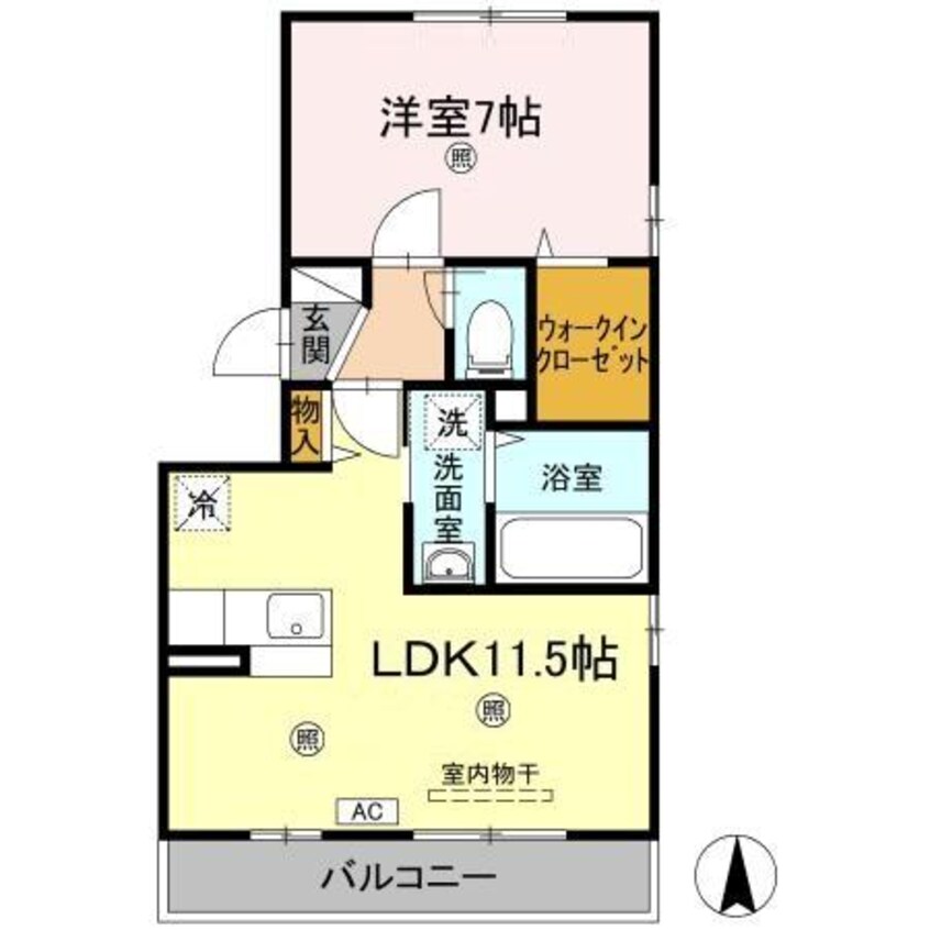 間取図 サンフラワー今里