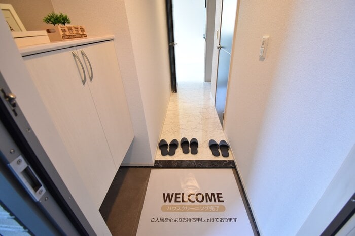 玄関 シャレーム田園
