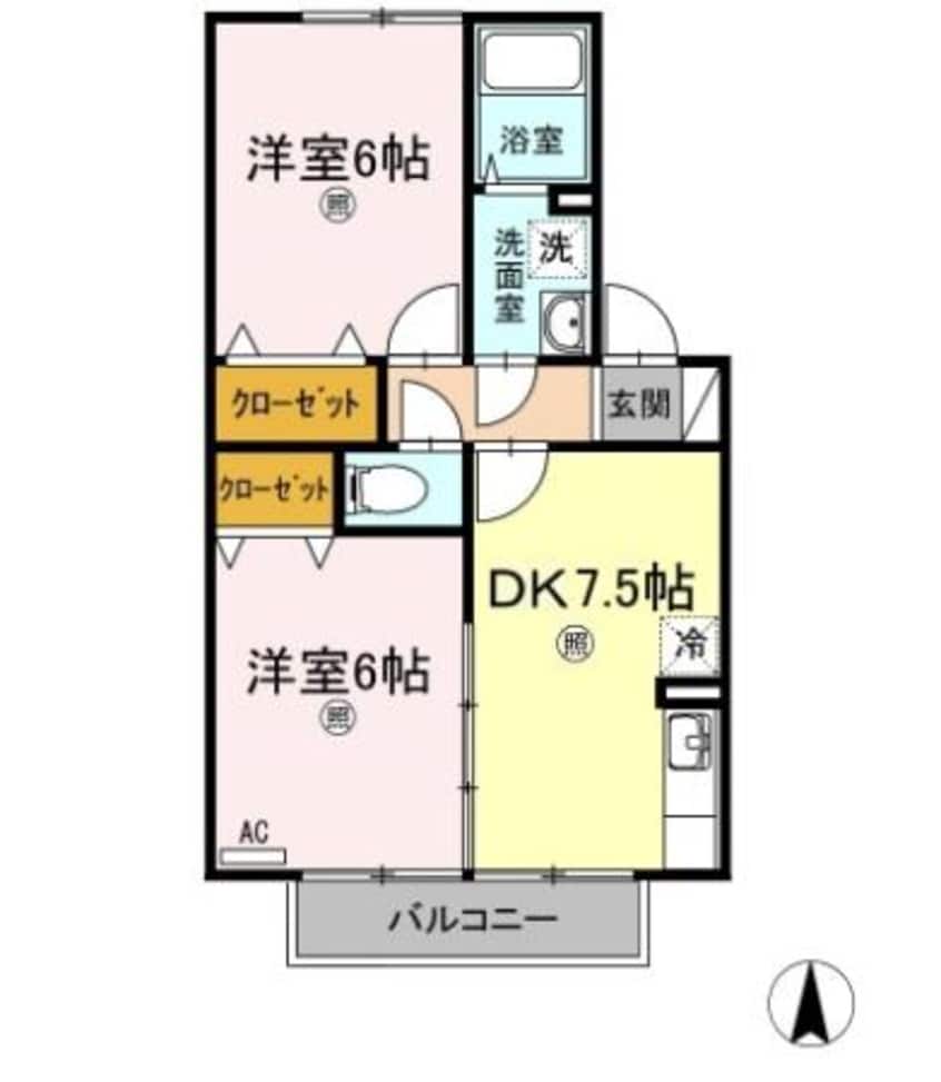 間取図 シュガー･コート