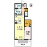 セジュール三条 1LDKの間取り
