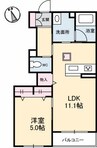 シャーメゾン上福岡 1LDKの間取り