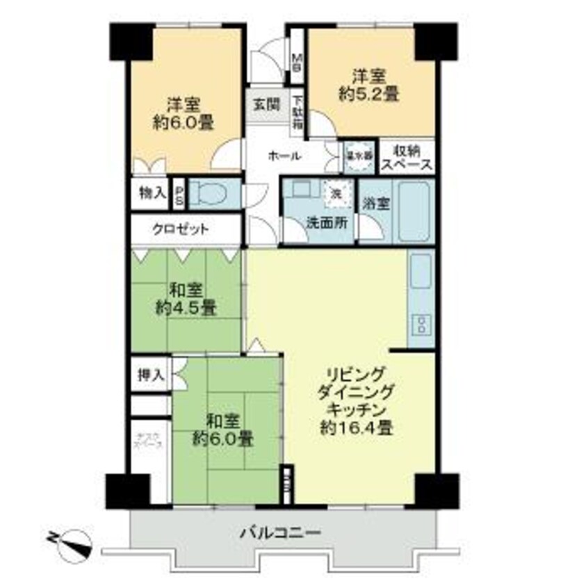 間取図 労住協第２３ビル