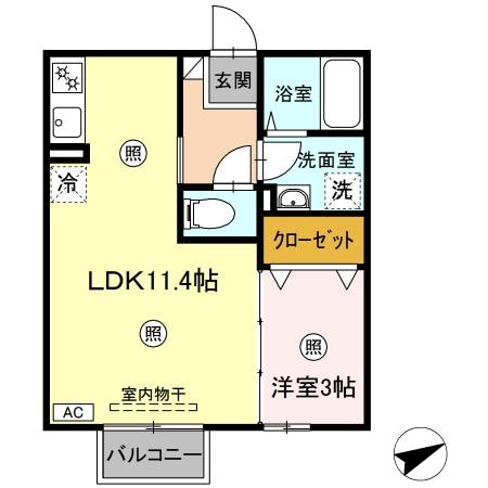 間取り図 ユイマールガーデンⅢ