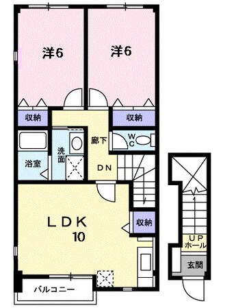 間取図 エスト・モンターニュ