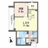 サングラリオ 1LDKの間取り
