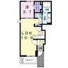 オプスＫＡＭＩＦＵＫＵＯＫＡ 1LDKの間取り