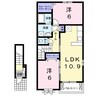フランⅡ 2LDKの間取り