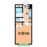 リッチモンド冨岡 1Kの間取り