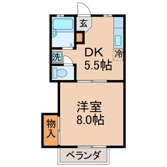 間取図 フロンティア是竹