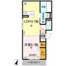 ８０８MY 1LDKの間取り