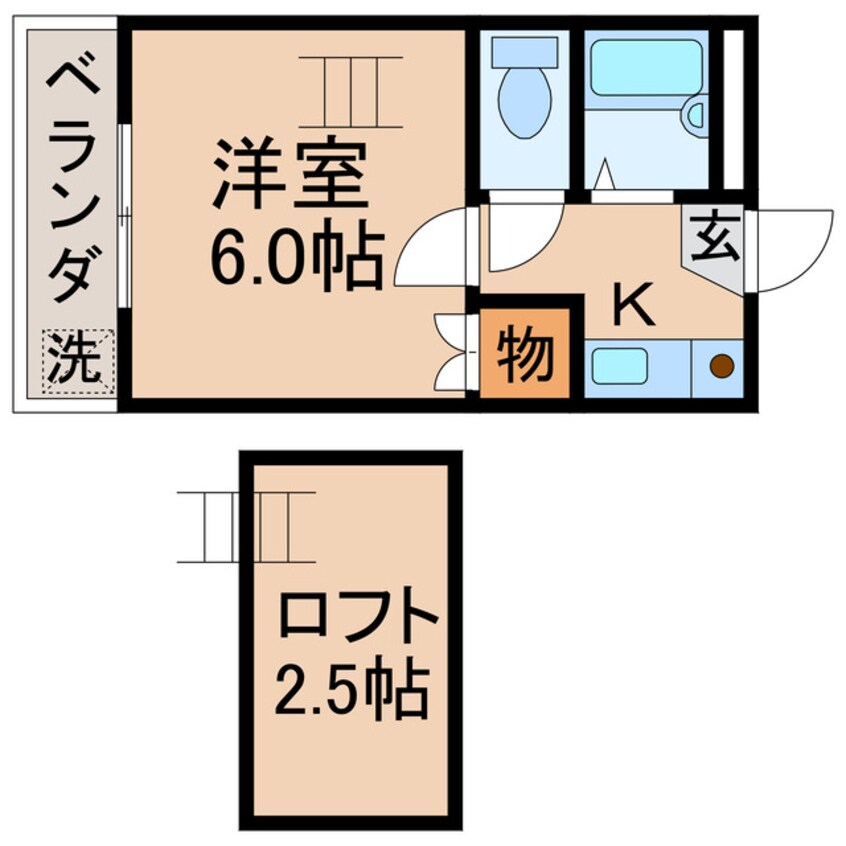 間取図 リッチモンド新北第２