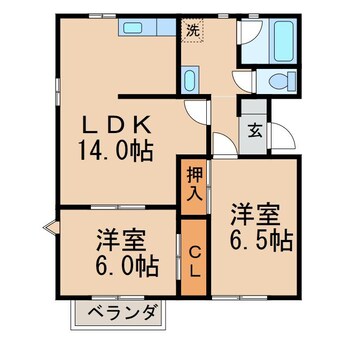 間取図 シャルム太田