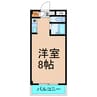 アーバンパレス 1Rの間取り