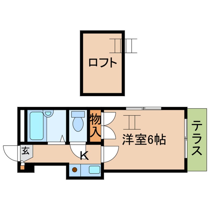 間取図 リッチモンド潤A・B