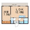 Ｕ－ビル 1LDKの間取り