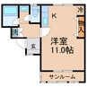 プルミエール 1Rの間取り