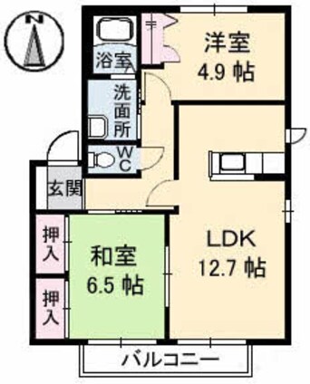 間取図 コートMT D館