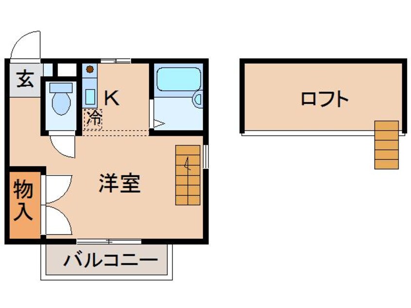 間取図 リッチモンド勅使Ｂ