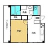 あんしん館 1DKの間取り
