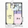エルディム川善 1LDKの間取り