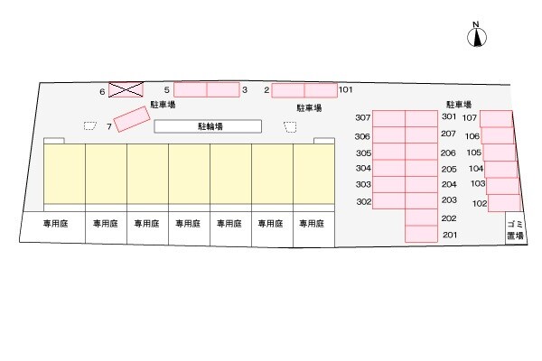 駐車場 マリッチ高嶋