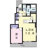 サンパラソルＤ 1LDKの間取り