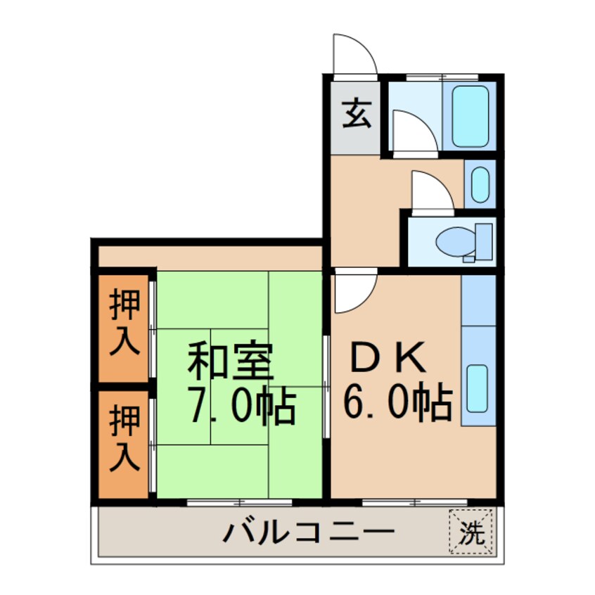 間取図 ハイツ大塚