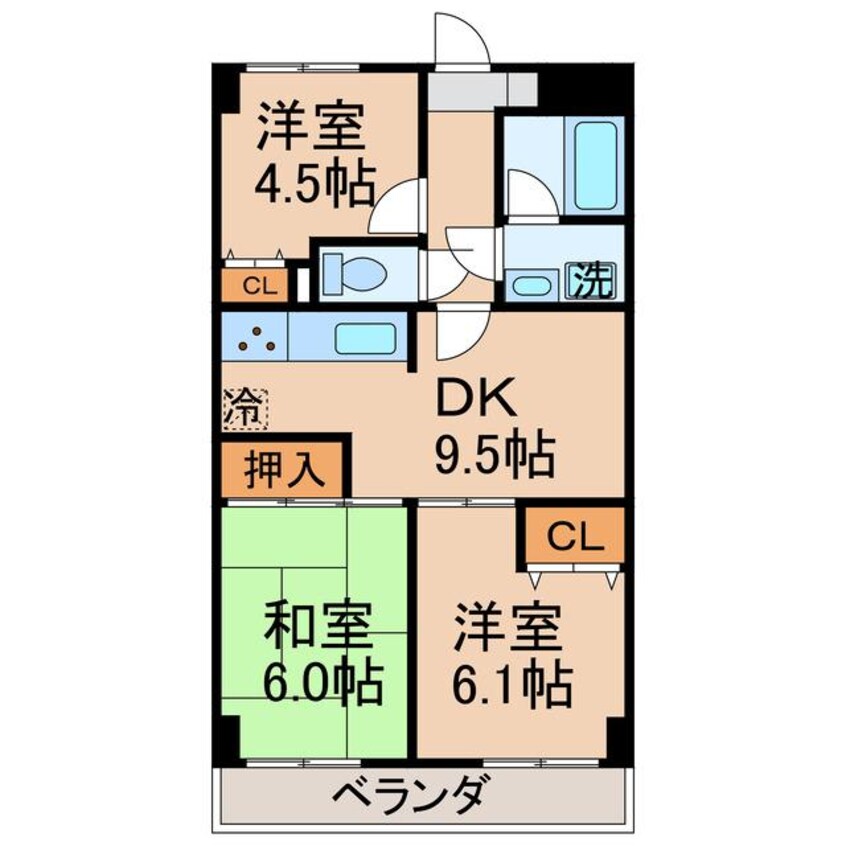 間取図 オレンジコート高松（北棟）