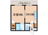 アベニュー塩上 1DKの間取り