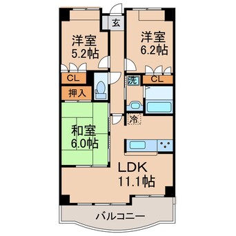 間取図 ル・エスト今里