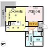 アルチェヴィータ 1LDKの間取り