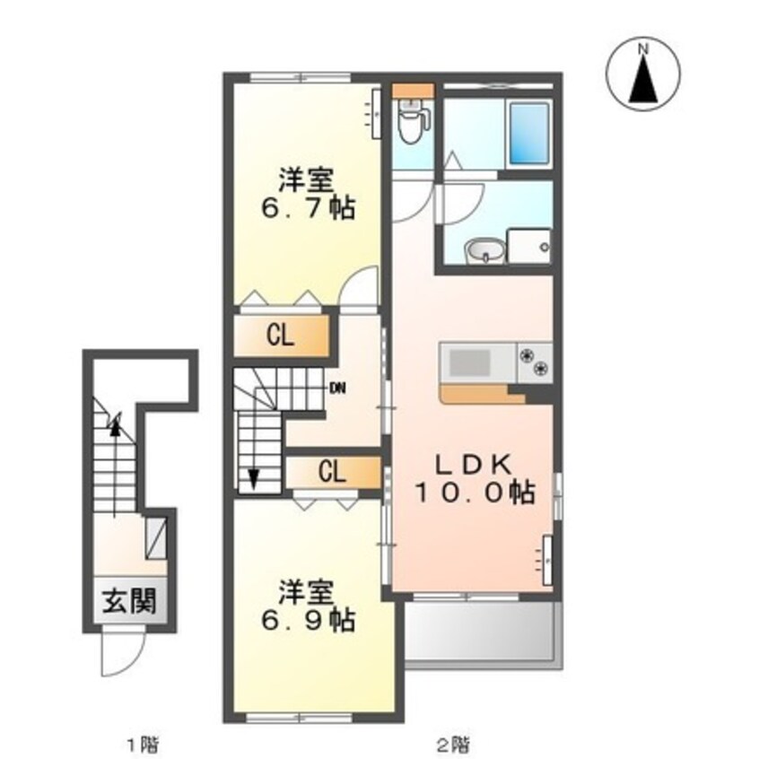 間取図 ヴィヴァーチェ
