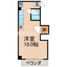 岩清尾マンション 1Rの間取り